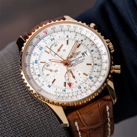 breitling navitimer rose gold bezel|breitling navitimer discount.